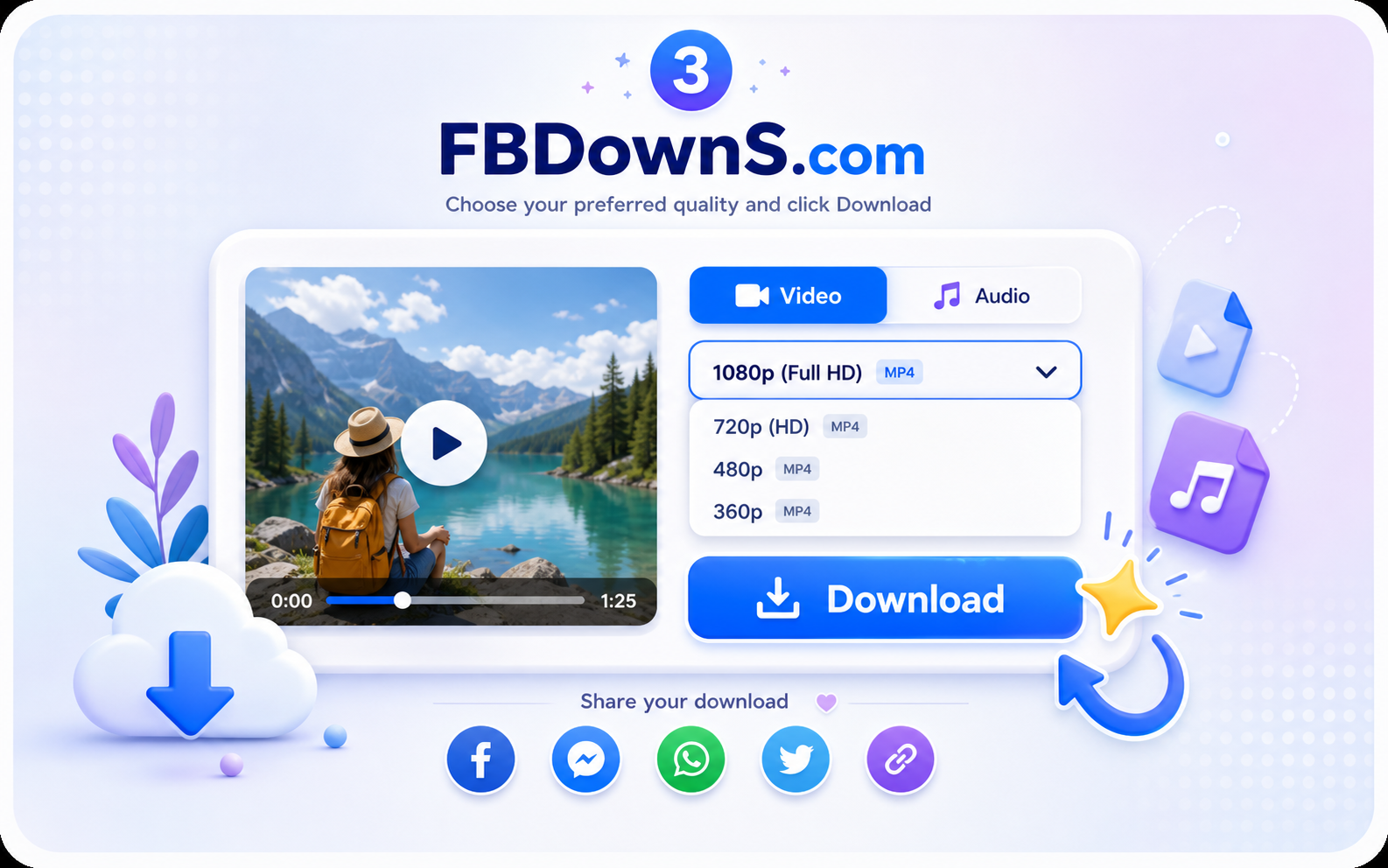 Step 3: Click Download illustration
